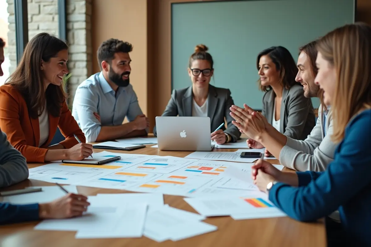 team organizing successful fundraising event overcoming planning challenges together