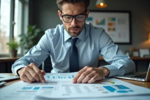 entrepreneur maintaining strong credit profile before starting new business
