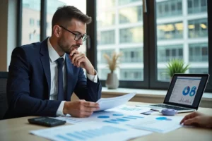 business owner evaluating credit unions for business banking accounts