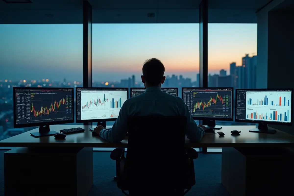investor evaluating exchange traded funds for a diversified long term portfolio